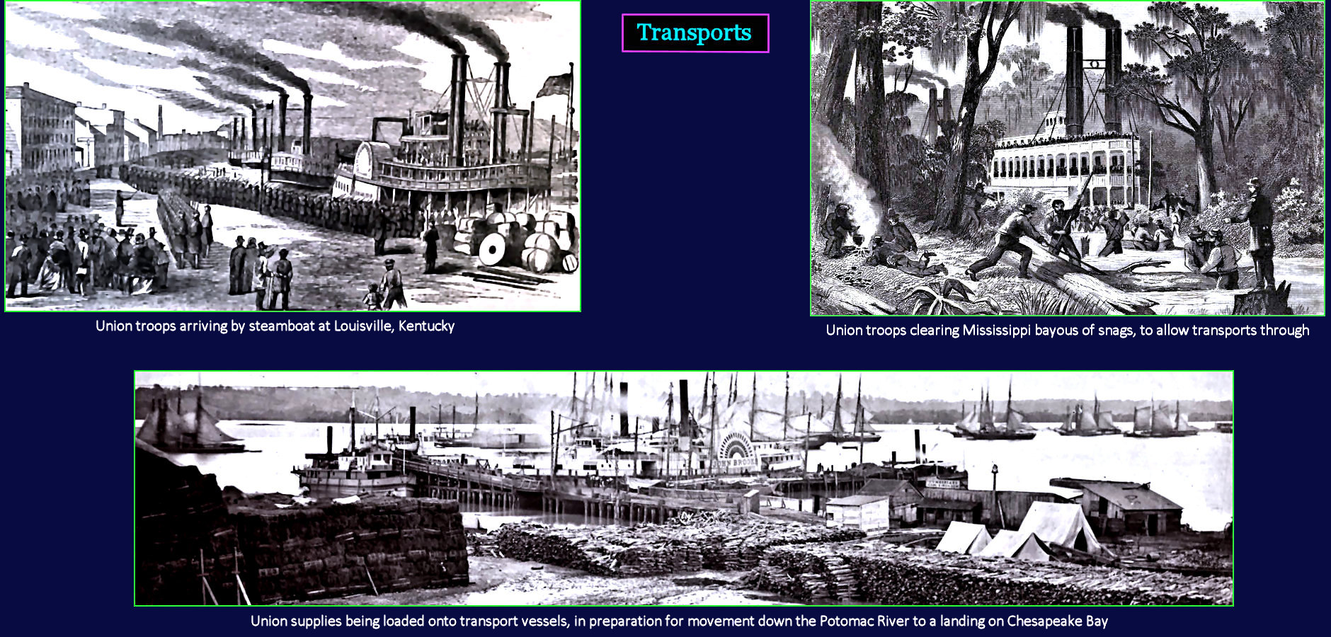 Civil War transports
